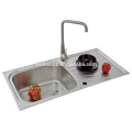 Inset Stainless Steel Kitchen Sink with Drainer